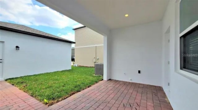 view of patio / terrace with cooling unit