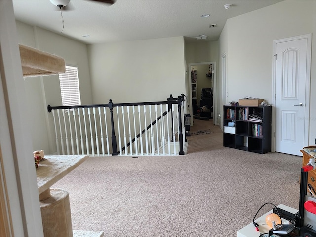 interior space with carpet floors