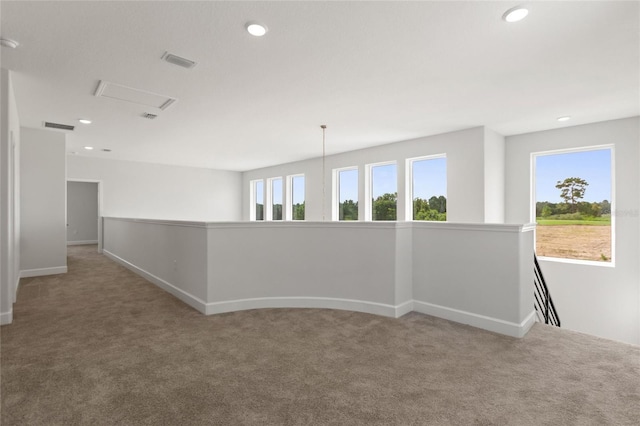 empty room featuring carpet floors