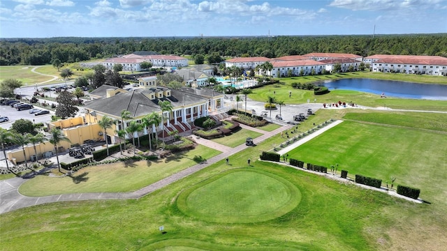 107 Hampton Loop, Davenport, FL 33837 - aerial view of a large body of water and a golf course