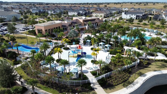 bird's eye view featuring a residential view