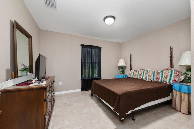 view of tiled bedroom