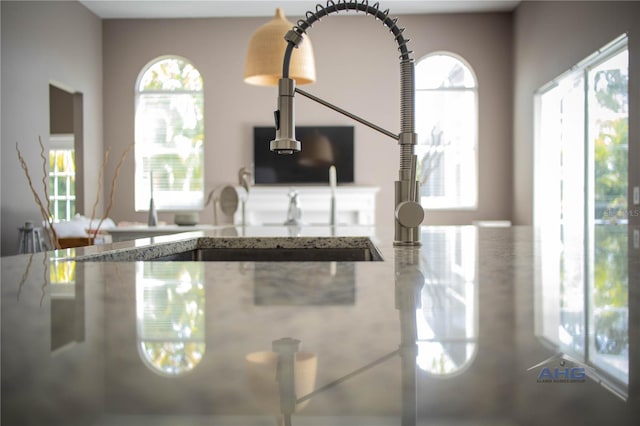 14421 Hatchee Ct, Orlando, FL 32837 - details featuring stone counters