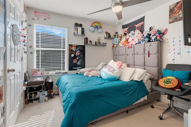 2917 Windmill Dr, Kissimmee, FL 34741 - bedroom featuring ceiling fan and carpet