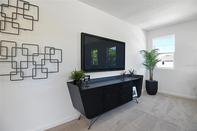 500 Summit River Dr, Apopka, FL 32712 - interior space with baseboards, carpet floors, and a textured ceiling