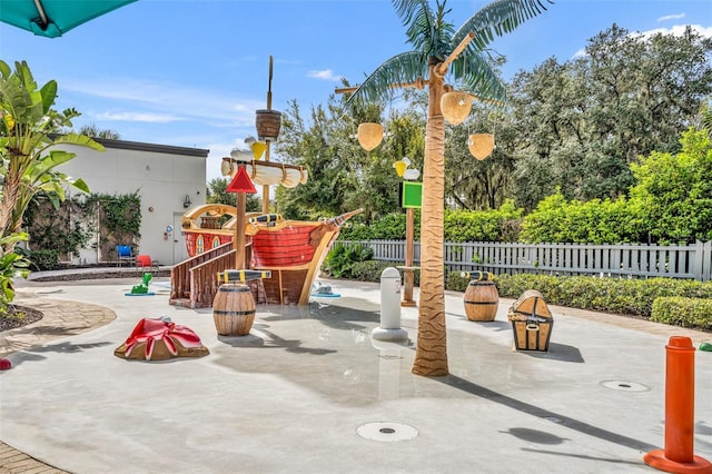 view of patio / terrace with a playground