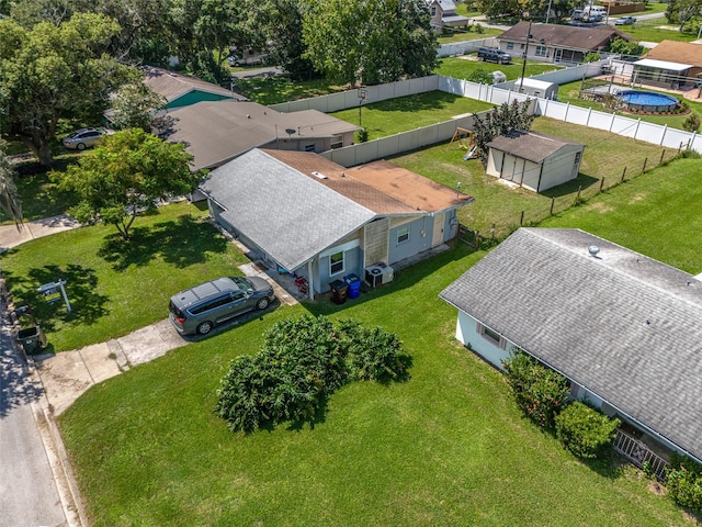 birds eye view of property featuring a residential view