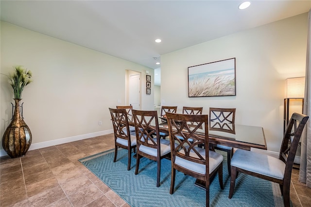 view of dining room