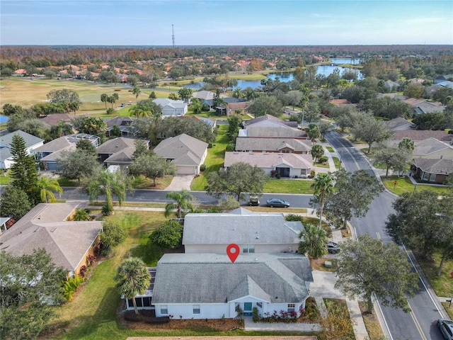 205 Bell Tower Xing W, Kissimmee, FL 34759 - aerial view of residential area with a large body of water and a golf course