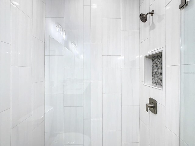 room details with a shower with shower door