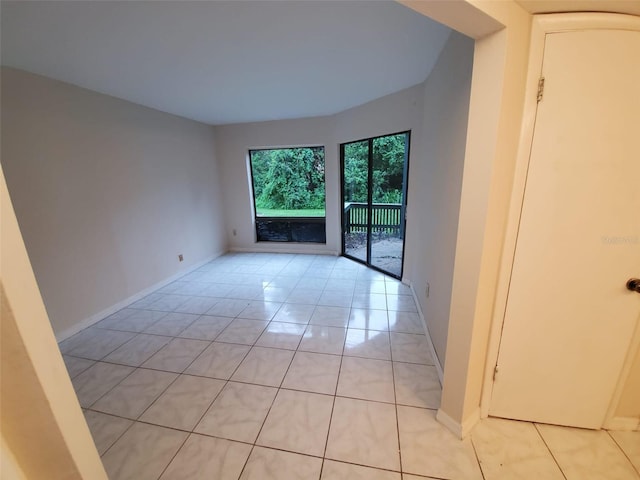 view of tiled empty room