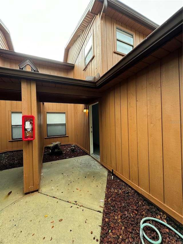 exterior space with a patio area