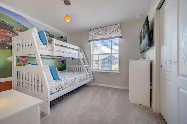 bedroom featuring carpet flooring