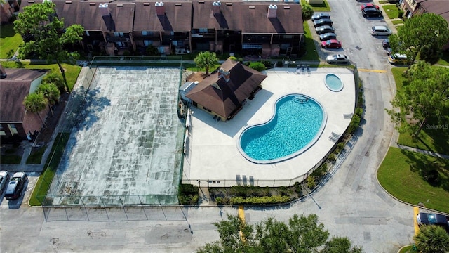 drone / aerial view