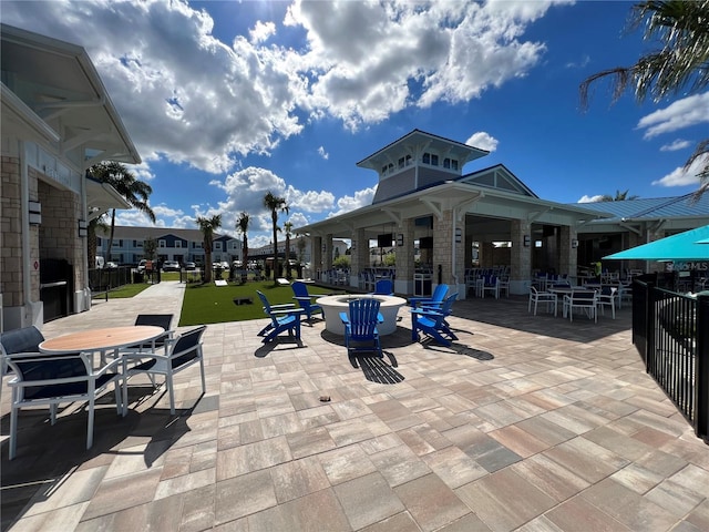 view of patio