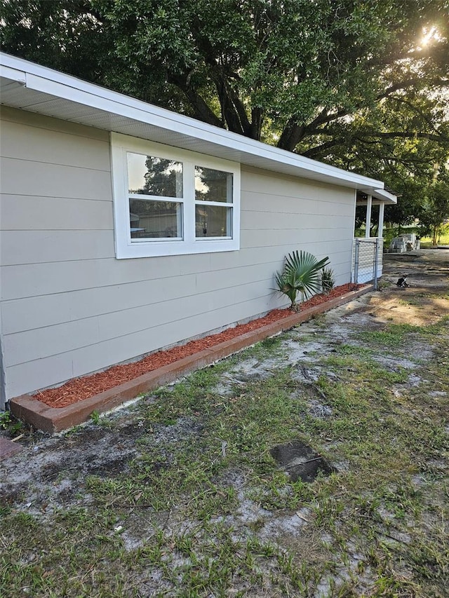 view of side of property