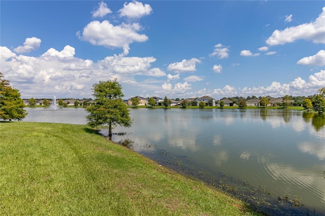 property view of water