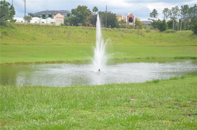 view of water feature