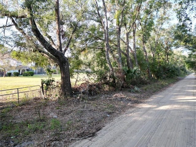 view of road