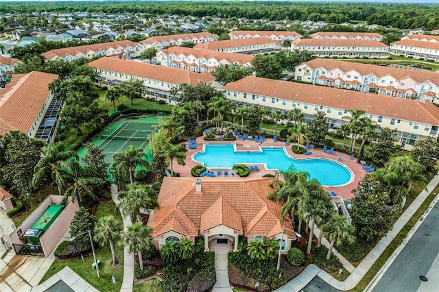 1256 S Beach Cir, Kissimmee, FL 34746 - drone / aerial view featuring a residential view