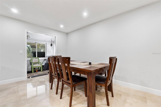 4350 E Hinson Ave, Haines City, FL 33844 - dining room featuring baseboards and recessed lighting