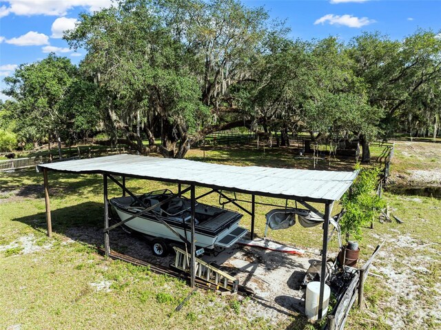 4350 E Hinson Ave, Haines City, FL 33844 - view of green lawn with view of wooded area