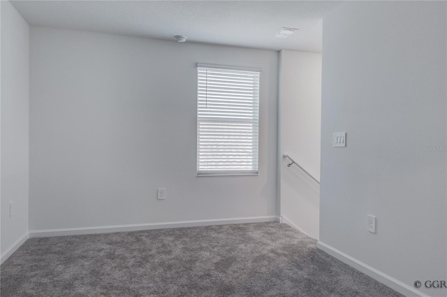 spare room with carpet floors