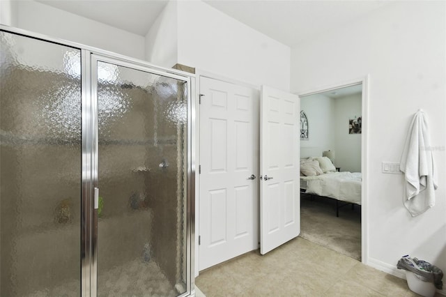 bathroom with walk in shower