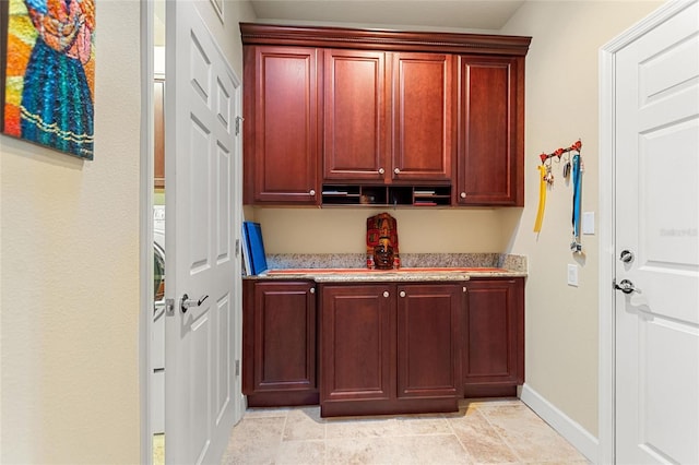 view of laundry area