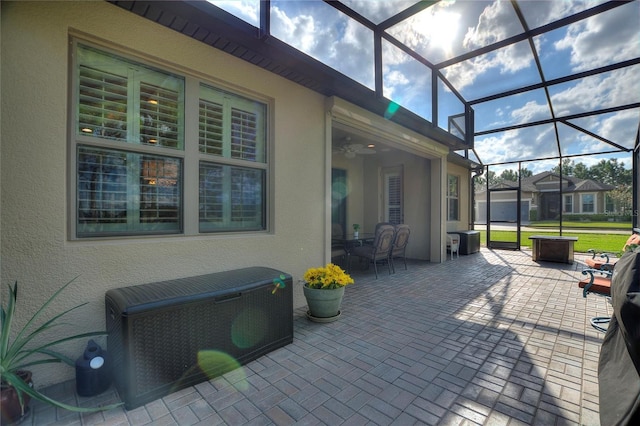 341 Navarra Ln, Davenport, FL 33837 - view of patio featuring a lanai