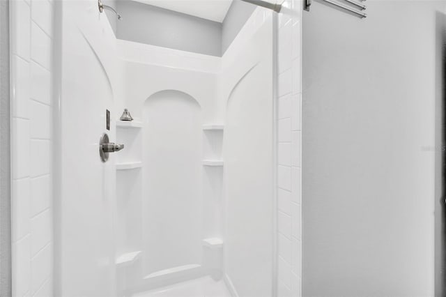 room details with a shower