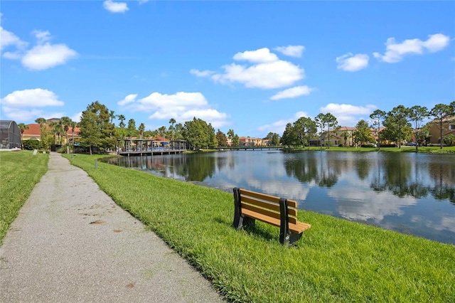 property view of water