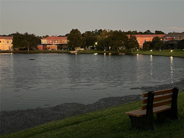 property view of water