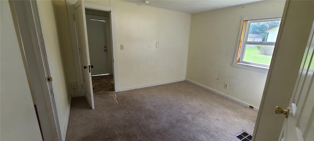 empty room with carpet floors