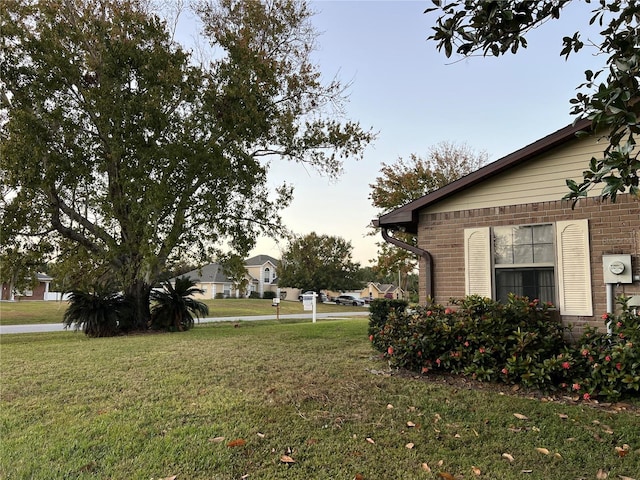 view of yard