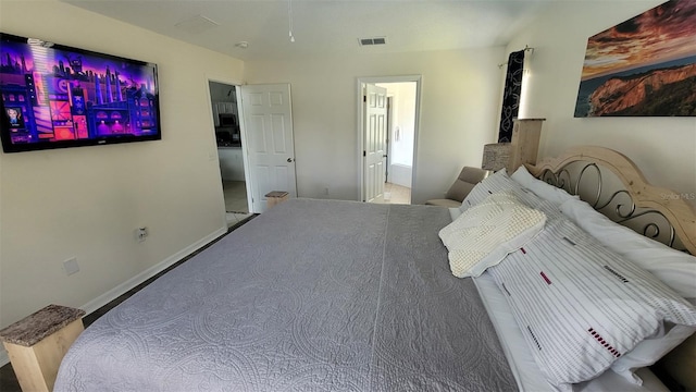 bedroom with ensuite bathroom