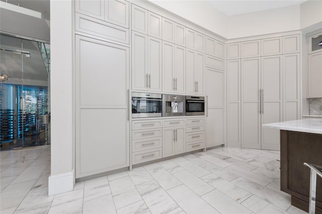 kitchen featuring stainless steel oven