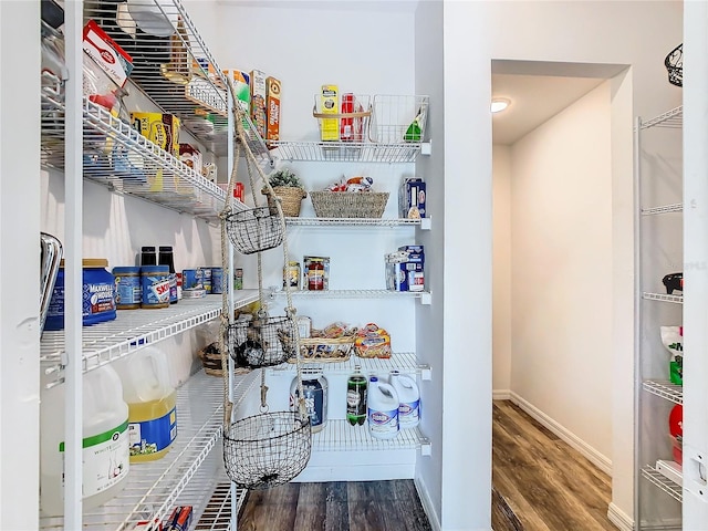 view of pantry