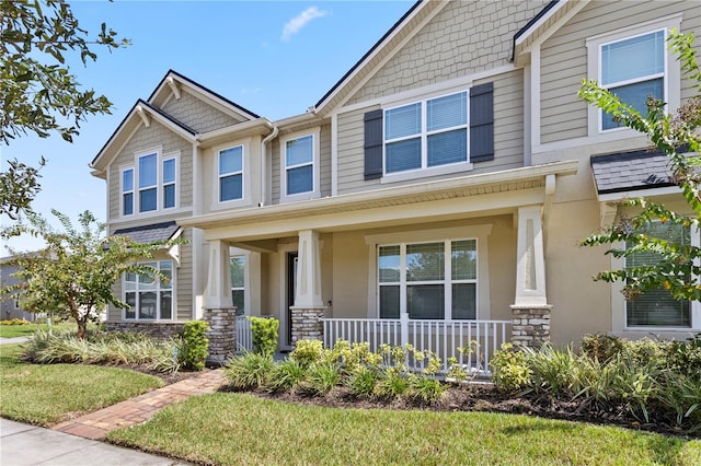 craftsman-style house featuring a porch