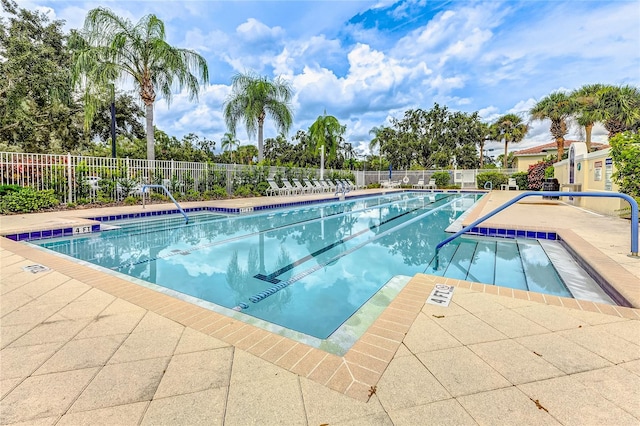 view of pool