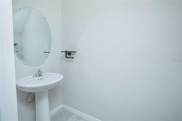 bathroom featuring tile patterned floors