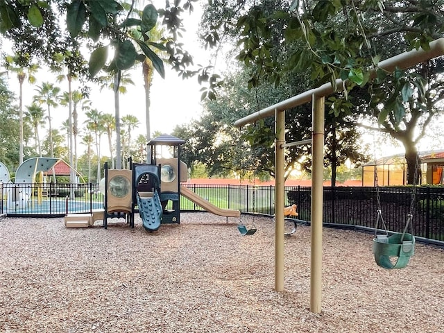 view of play area