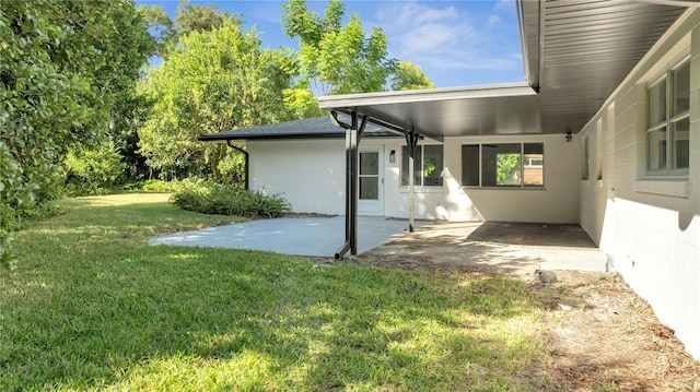 exterior space featuring a patio area