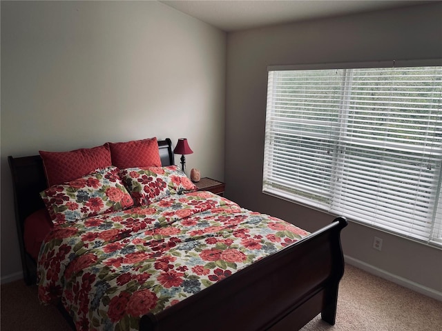 bedroom with carpet flooring