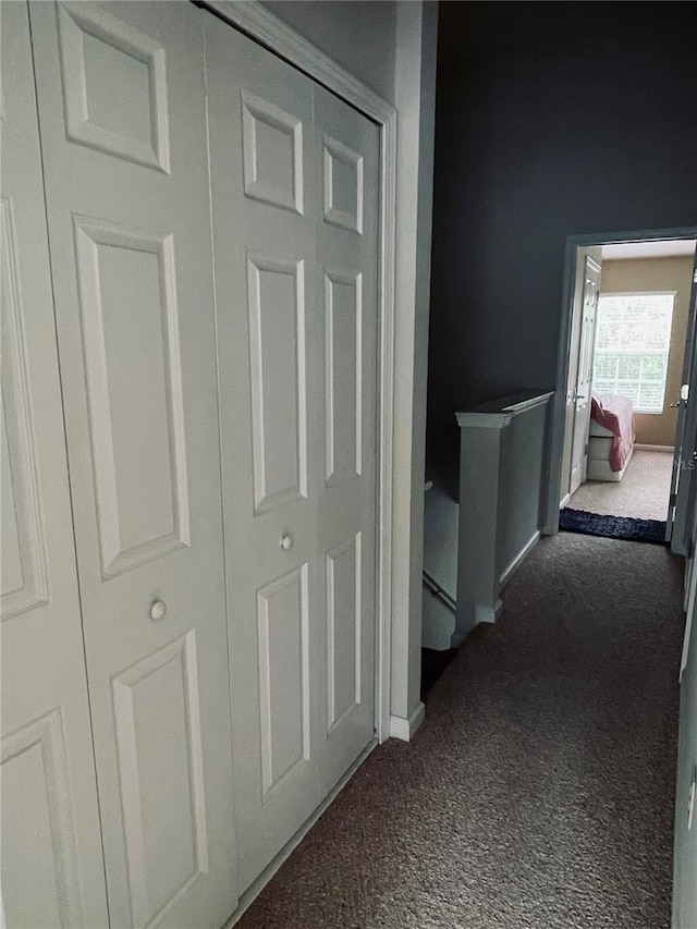 10453 Westpark Preserve Blvd, Tampa, FL 33625 - corridor featuring carpet, baseboards, and an upstairs landing