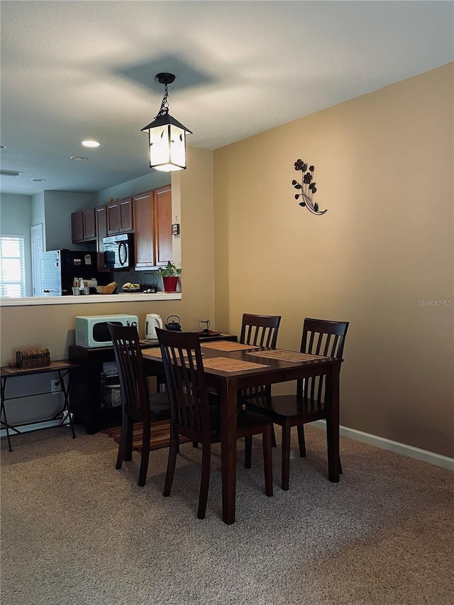 10453 Westpark Preserve Blvd, Tampa, FL 33625 - dining room with light colored carpet and baseboards