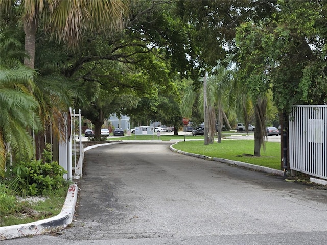 view of road