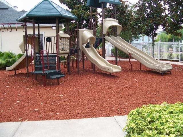 view of play area