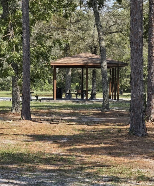 view of property's community featuring a gazebo