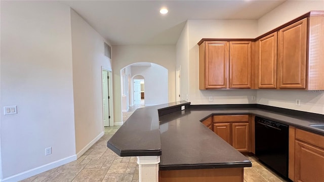 kitchen featuring dishwasher